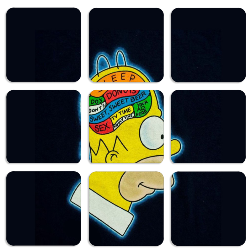 Магнитные фотопазлы 50 на 50 набор 9 штук 