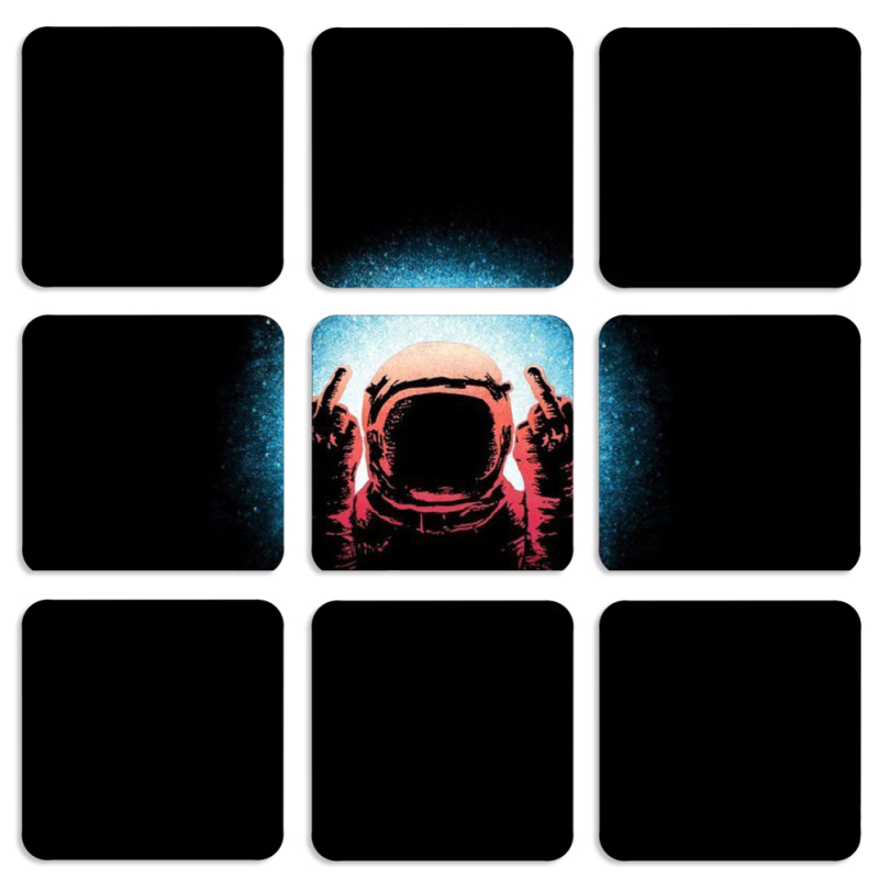 Магнитные фотопазлы 50 на 50 набор 9 штук 