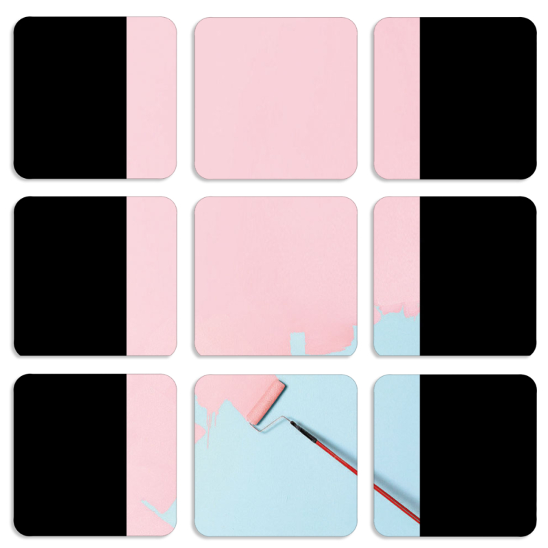 Магнитные фотопазлы 50 на 50 набор 9 штук 