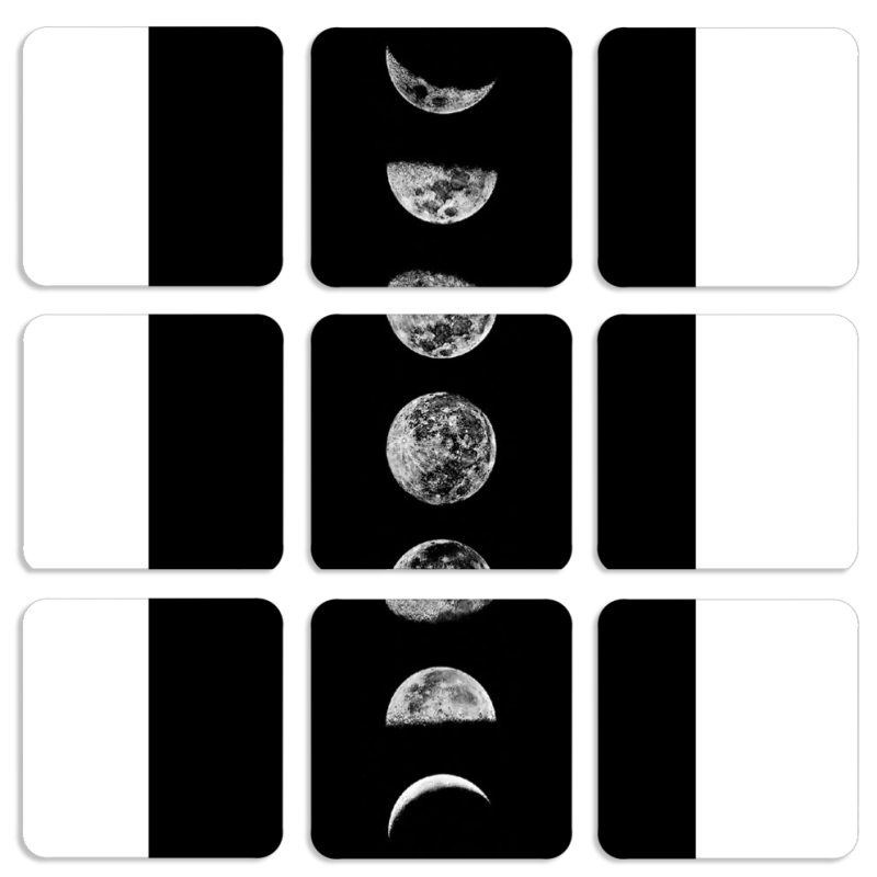 Магнитные фотопазлы 50 на 50 набор 9 штук 