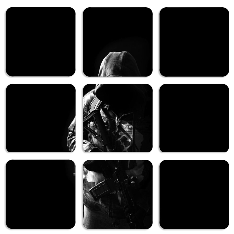 Магнитные фотопазлы 50 на 50 набор 9 штук 