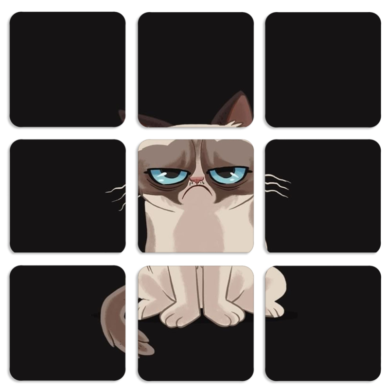 Магнитные фотопазлы 50 на 50 набор 9 штук 