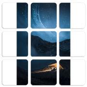 Магнитные фотопазлы 50 на 50 набор 9 штук Nowhere