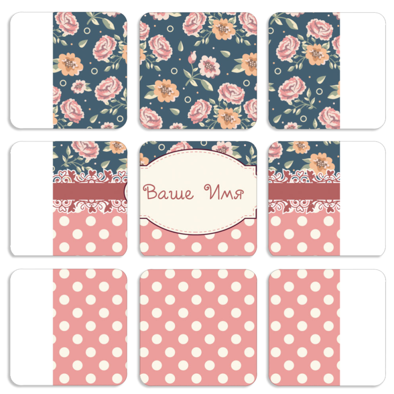 Магнитные фотопазлы 50 на 50 набор 9 штук 