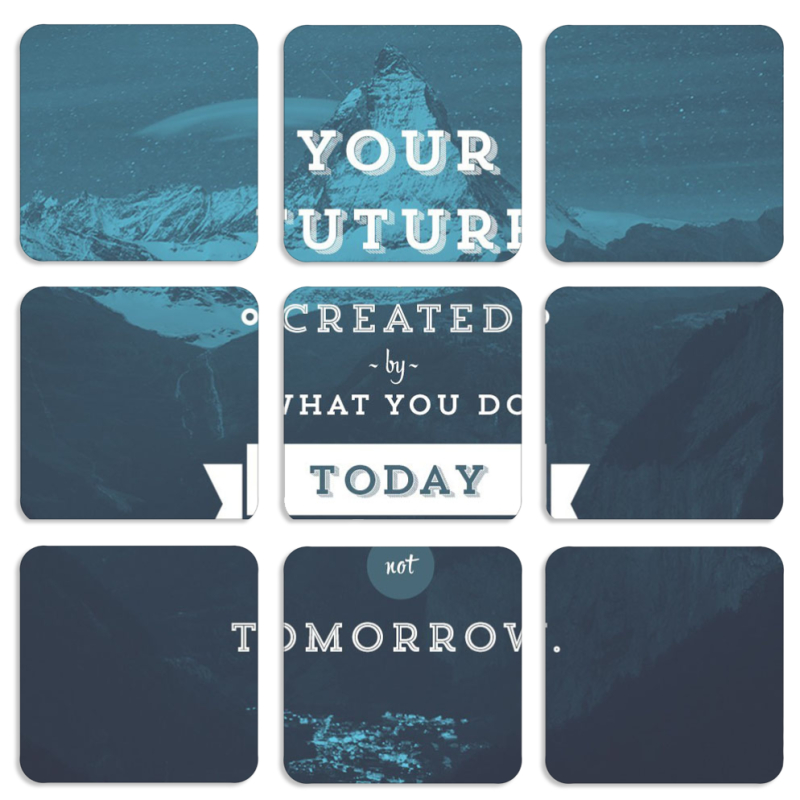 Магнитные фотопазлы 50 на 50 набор 9 штук 