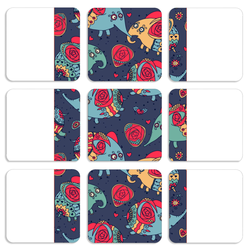 Магнитные фотопазлы 50 на 50 набор 9 штук Flying Elephants