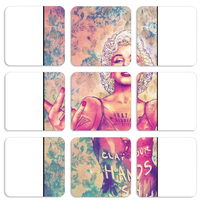 Магнитные фотопазлы 50 на 50 набор 9 штук 