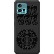 Черный чехол BoxFace Motorola G72 Black Coffee