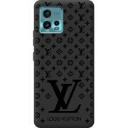 Черный чехол BoxFace Motorola G72 LV Style