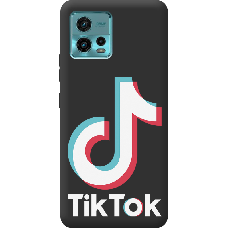 Черный чехол BoxFace Motorola G72 Tik Tok