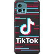 Черный чехол BoxFace Motorola G72 Tik Tok