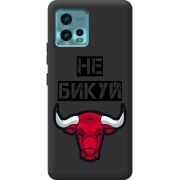 Черный чехол BoxFace Motorola G72 Не Бикуй