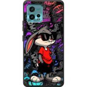 Черный чехол BoxFace Motorola G72 Малий вухань