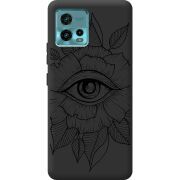 Черный чехол BoxFace Motorola G72 Eye