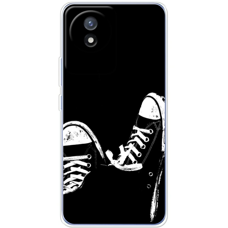 Чехол BoxFace Vivo Y02 Black Sneakers