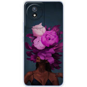 Чехол BoxFace Vivo Y02 Exquisite Purple Flowers