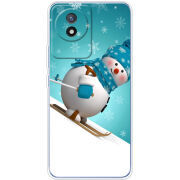 Чехол BoxFace Vivo Y02 Skier Snowman