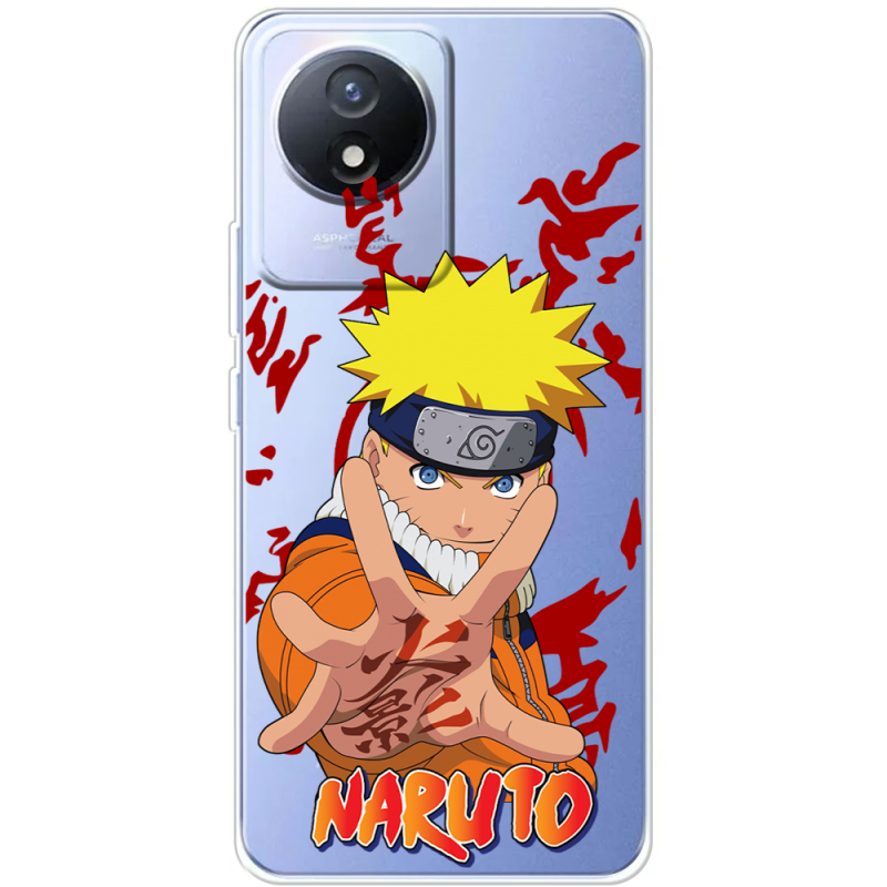 Прозрачный чехол BoxFace Vivo Y02 Naruto