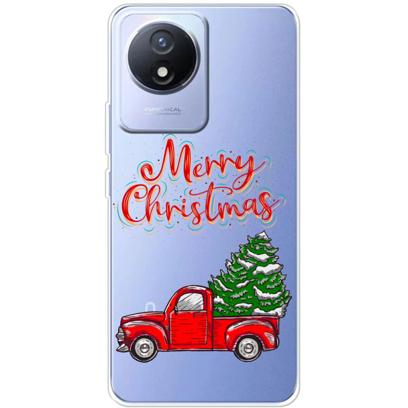 Прозрачный чехол BoxFace Vivo Y02 Holiday Car