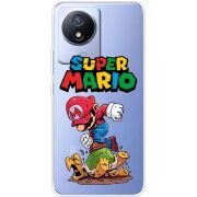 Прозрачный чехол BoxFace Vivo Y02 Super Mario
