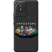 Черный чехол BoxFace Vivo Y02 Among Us Impostors