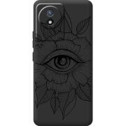 Черный чехол BoxFace Vivo Y02 Eye