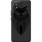 Черный чехол BoxFace Vivo Y02 Owl