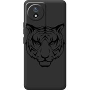 Черный чехол BoxFace Vivo Y02 Tiger