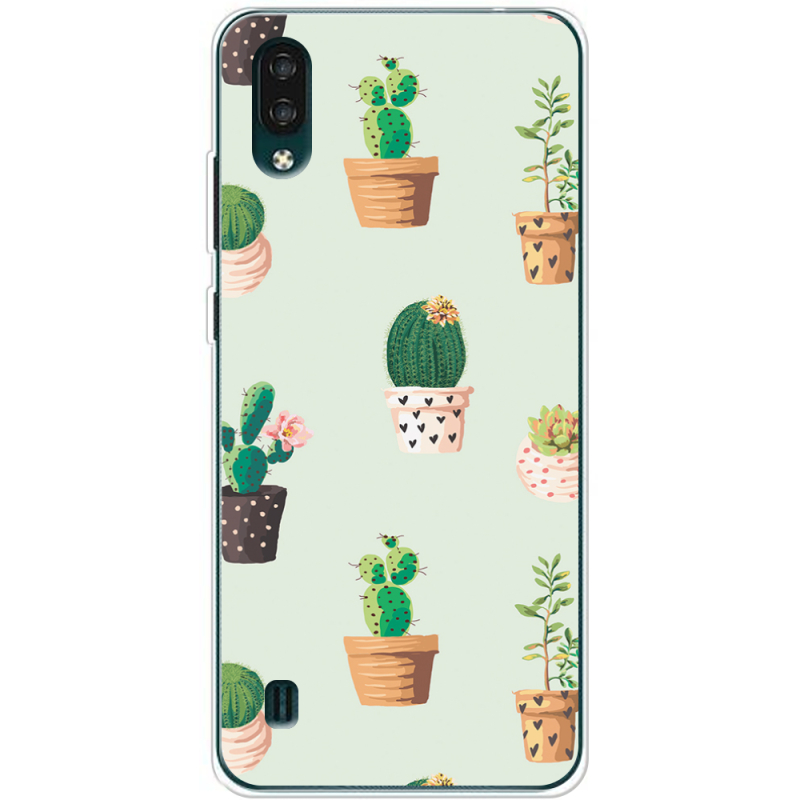 Чехол BoxFace ZTE Blade A51 Lite L-green Cacti