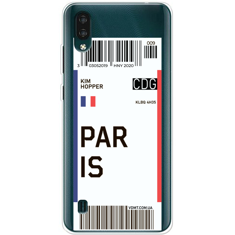 Прозрачный чехол BoxFace ZTE Blade A51 Lite Ticket Paris