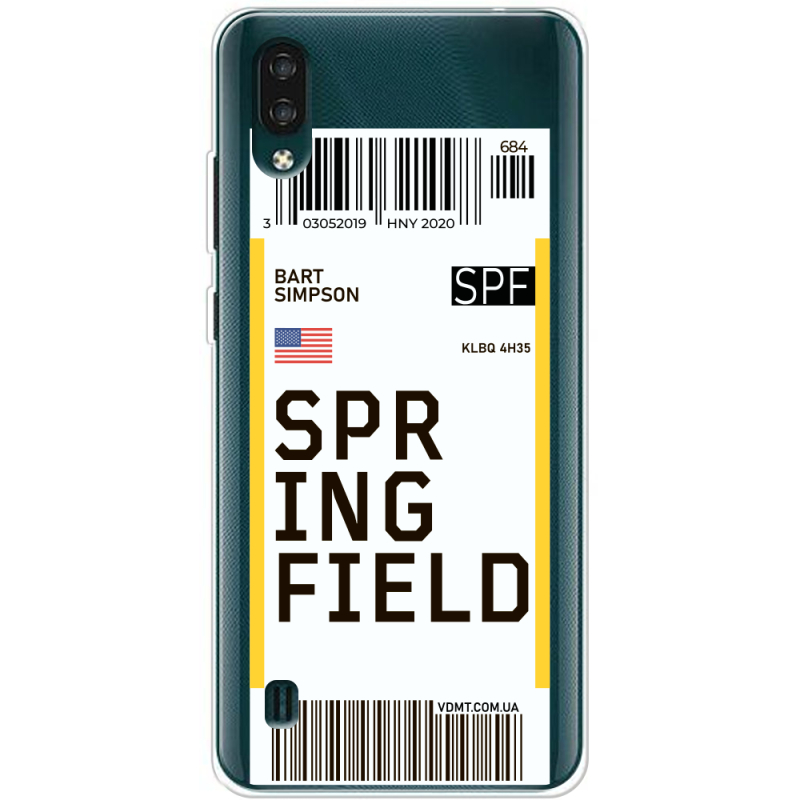 Прозрачный чехол BoxFace ZTE Blade A51 Lite Ticket Springfield