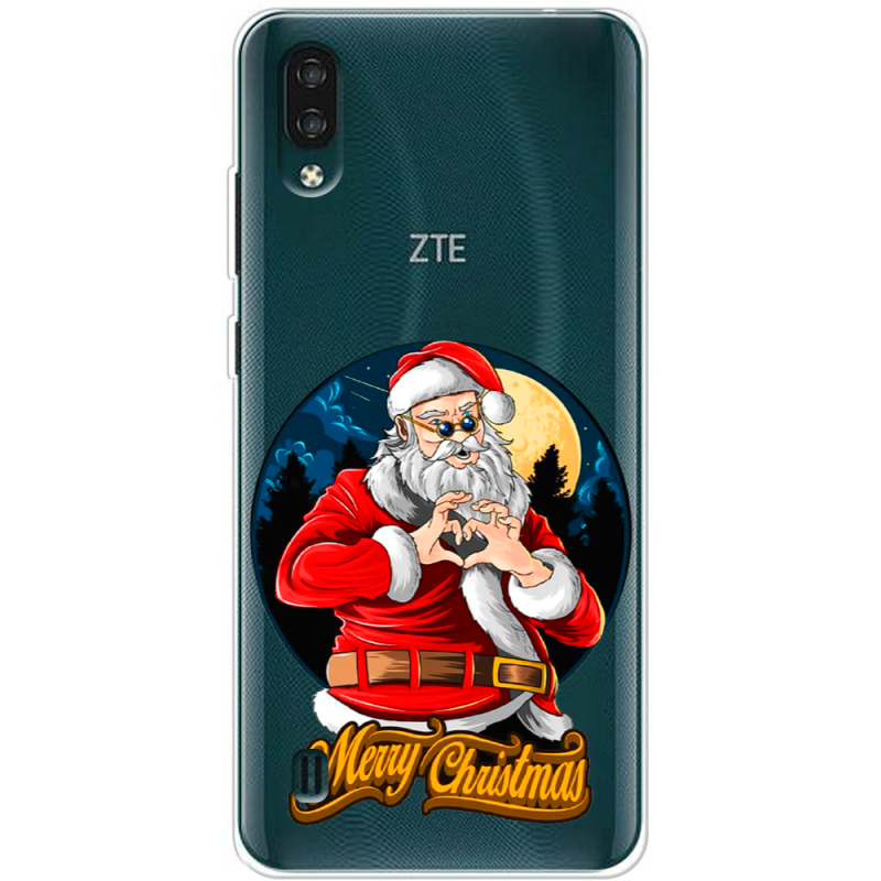 Прозрачный чехол BoxFace ZTE Blade A51 Lite Cool Santa