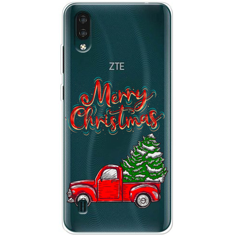 Прозрачный чехол BoxFace ZTE Blade A51 Lite Holiday Car