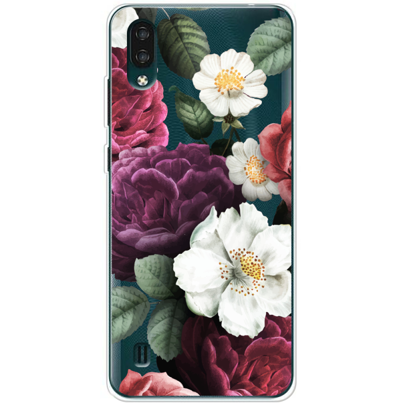 Прозрачный чехол BoxFace ZTE Blade A51 Lite Floral Dark Dreams