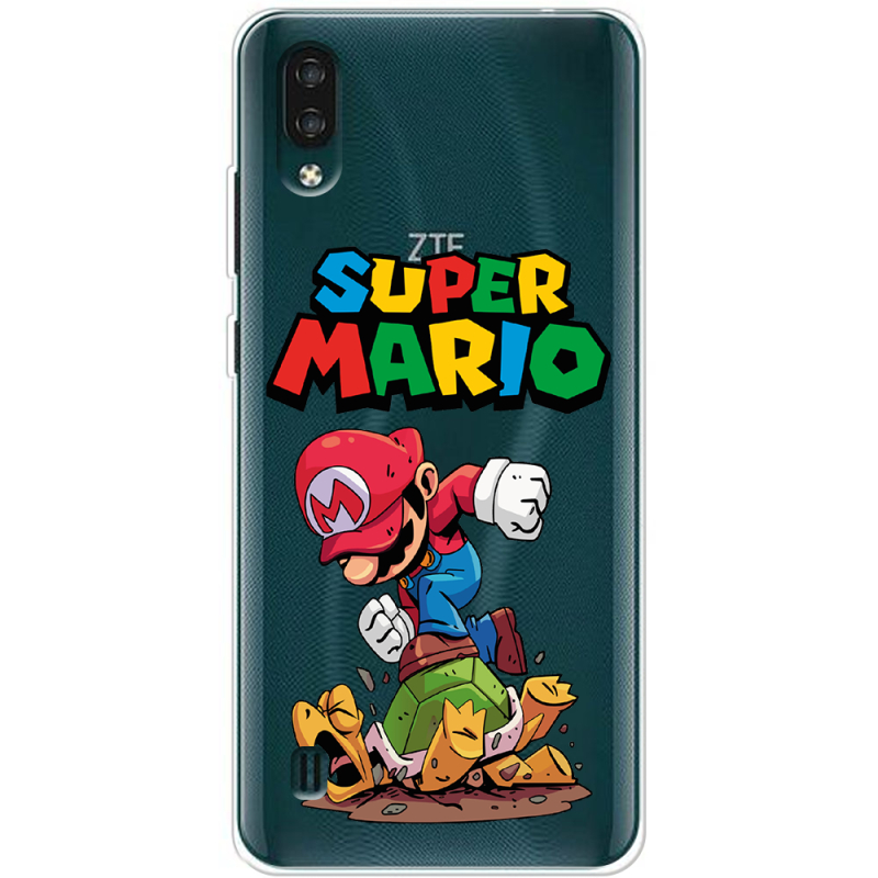 Прозрачный чехол BoxFace ZTE Blade A51 Lite Super Mario