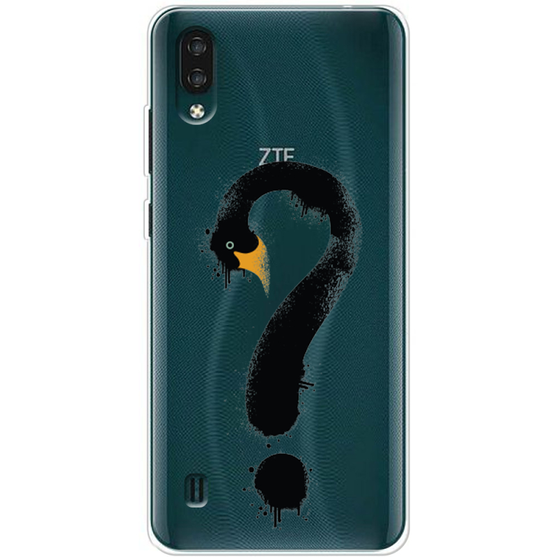 Прозрачный чехол BoxFace ZTE Blade A51 Lite Swan question