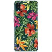 Прозрачный чехол BoxFace ZTE Blade A51 Lite Tropical Flowers