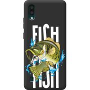 Черный чехол BoxFace ZTE Blade A51 Lite Fish