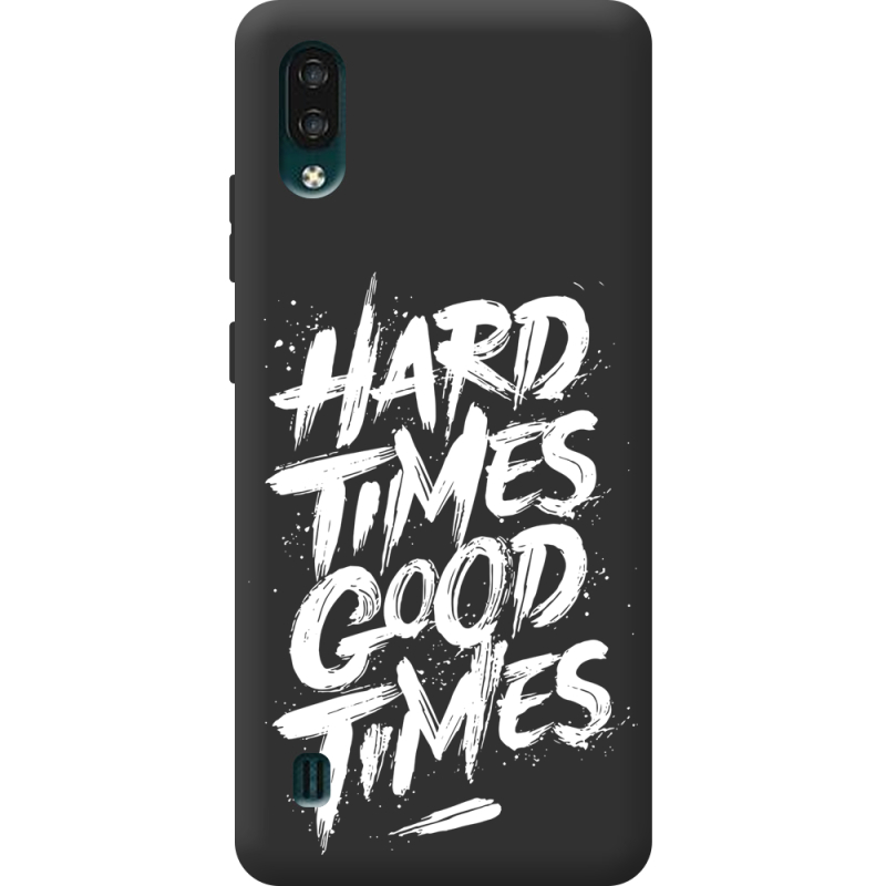 Черный чехол BoxFace ZTE Blade A51 Lite Hard Times Good Times