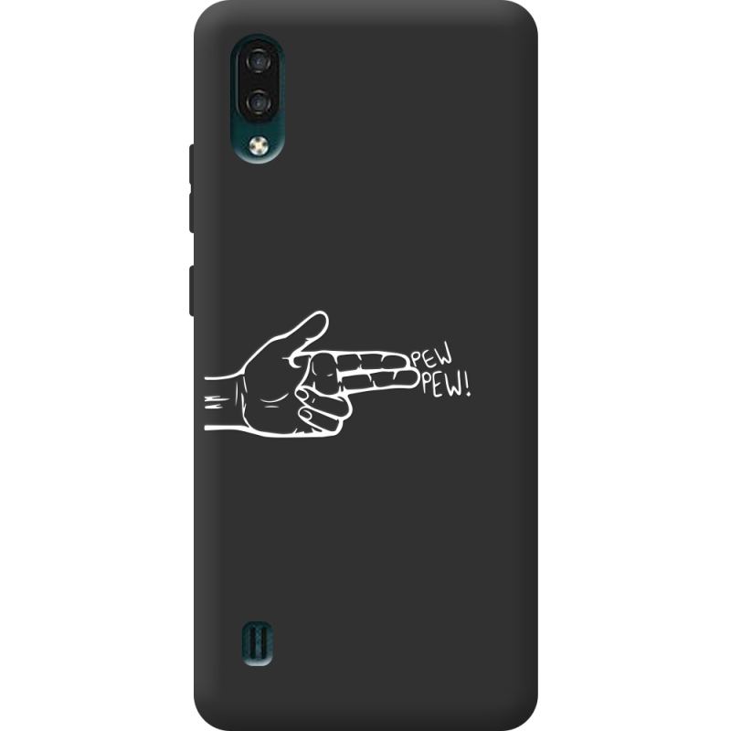 Черный чехол BoxFace ZTE Blade A51 Lite Pew Pew