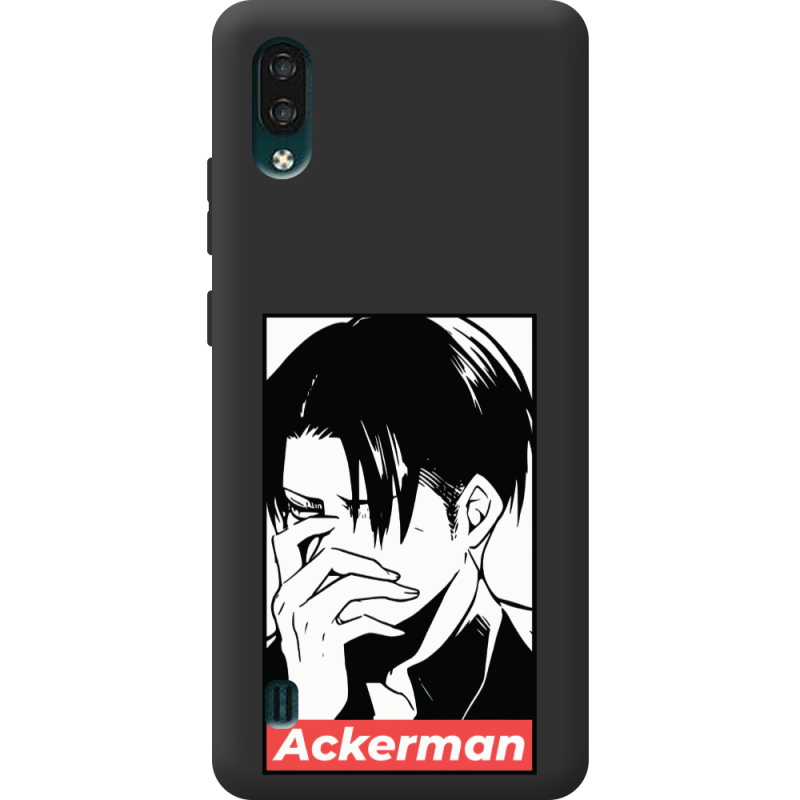 Черный чехол BoxFace ZTE Blade A51 Lite Attack On Titan - Ackerman