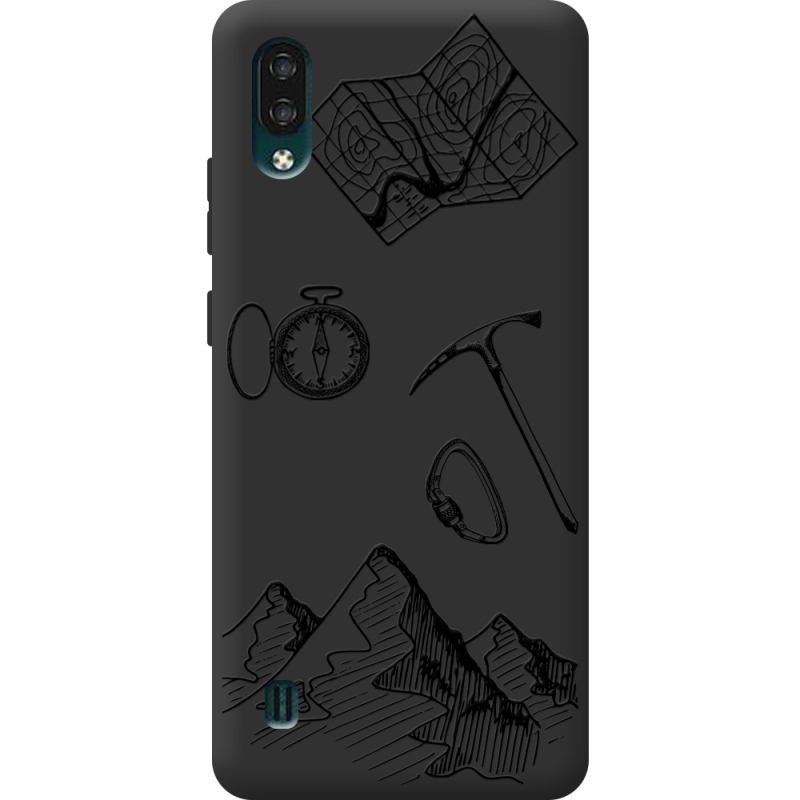 Черный чехол BoxFace ZTE Blade A51 Lite Mountains