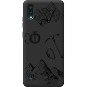 Черный чехол BoxFace ZTE Blade A51 Lite Mountains