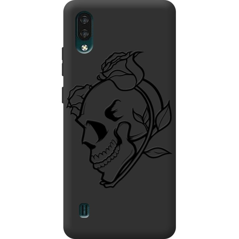 Черный чехол BoxFace ZTE Blade A51 Lite Skull and Roses