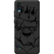 Черный чехол BoxFace ZTE Blade A51 Lite Bear King