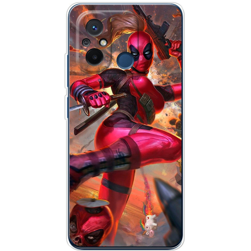 Чехол BoxFace Xiaomi Redmi 12C Woman Deadpool