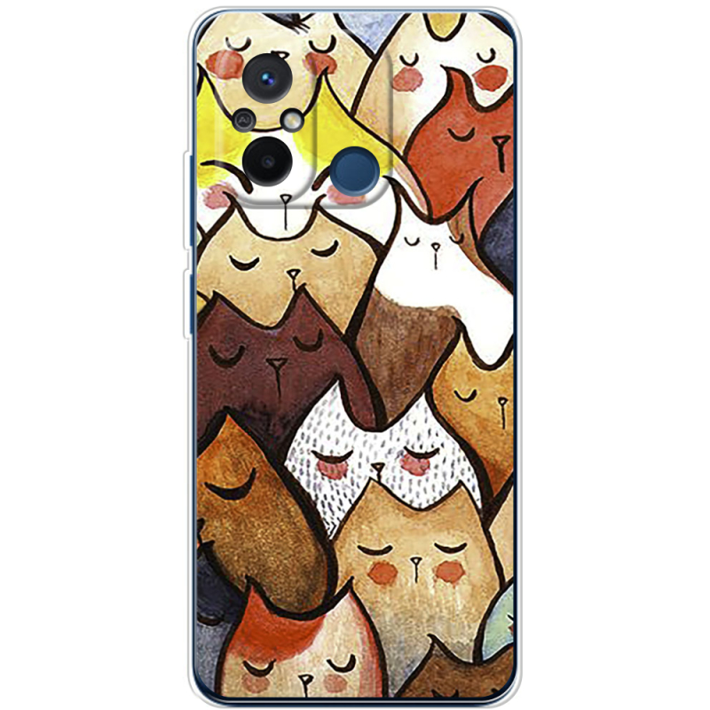 Чехол BoxFace Xiaomi Redmi 12C Sleepy Cats