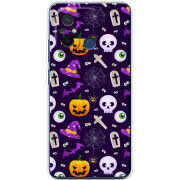 Чехол BoxFace Xiaomi Redmi 12C Halloween Purple Mood