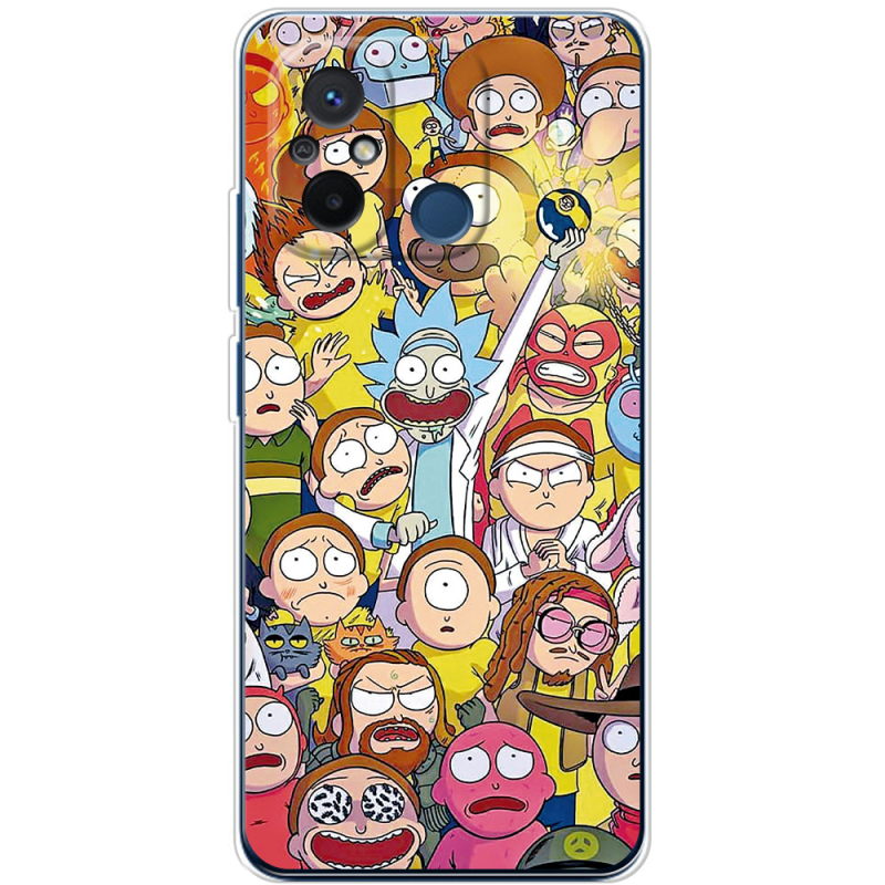 Чехол BoxFace Xiaomi Redmi 12C Rick and Morty