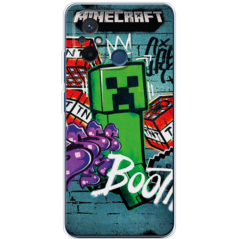 Чехол BoxFace Xiaomi Redmi 12C Minecraft Graffiti